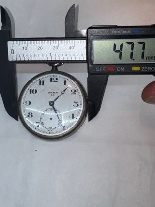 Reloj de bolsillo Cyma antiguo de Plata