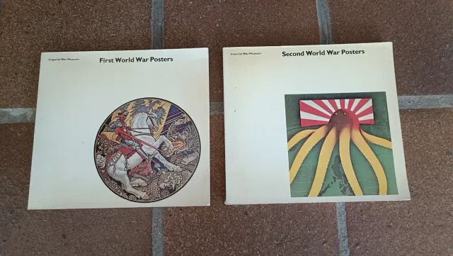 Lote x 2 Libros, Posters 1a y 2a Guerra Mundial