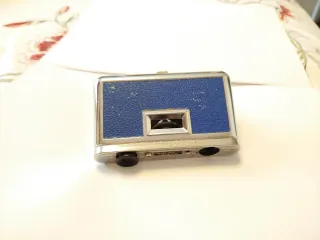 Binoculares antiguos azules