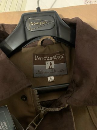 Chaqueta de caza Percussion marrón