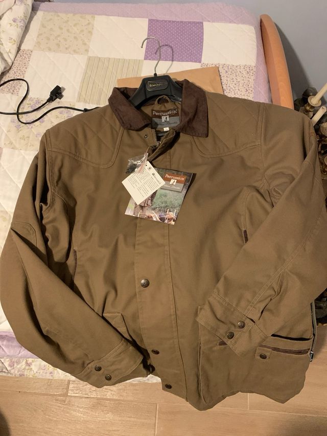 Chaqueta de caza Percussion marrón
