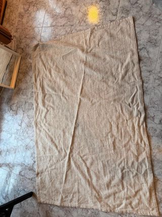 Tappeto leggero in cotone beige