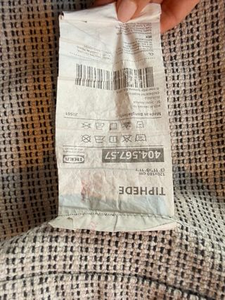 Tappeto leggero in cotone beige