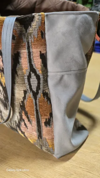 Bolso artesanal Zazu multicolor,