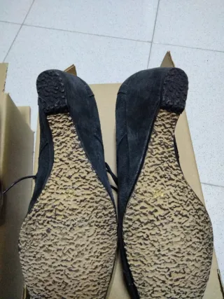 2 Pares Zapatos Mujer Talla 37 Tejido Ante