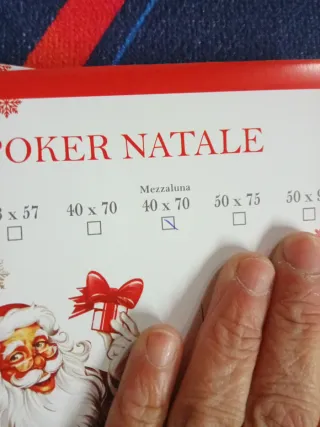 Tappeto mezza luna Natale