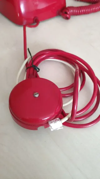 Teléfono antiguo Heraldo Rojo telefonica