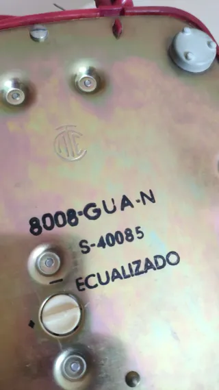 Teléfono antiguo Heraldo Rojo telefonica