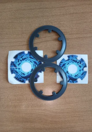 Embellecedor rueda patinete y pegatinas