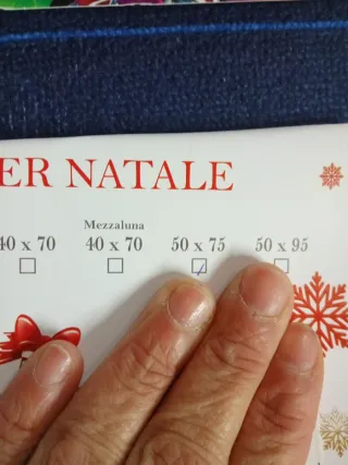 Tappeto Natale 50x75 cm Biscotti Pan di Zenzero