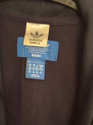 Mono Adidas Rita Ora Azul/Amarillo Talla S