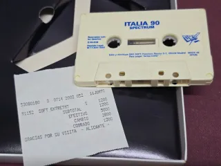 Juego Spectrum Cassette Italia 90. Como Nuevo