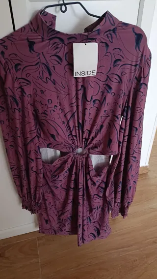 Vestido Inside Talla M Estampado
