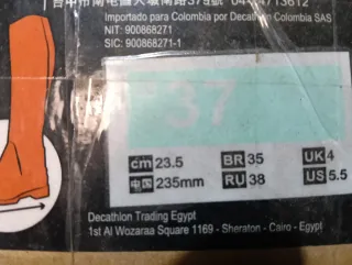 Botas hípica piel talla 37 Fouganza