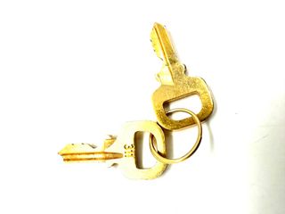 Candado Louis Vuitton Dorado con Llaves