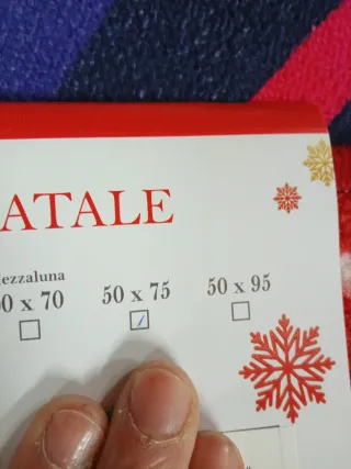 Tappeto Natale Rosso Happy Holidays