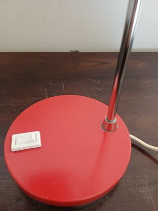 Lampada Space Age modello Eyeball Rossa