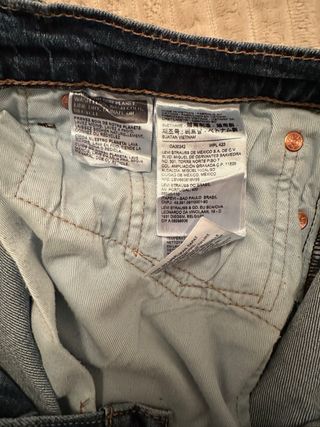 Levi's 511 Jeans W32 L32 Denim Blu