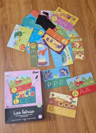 Tarjetas Educativas Letras Diset