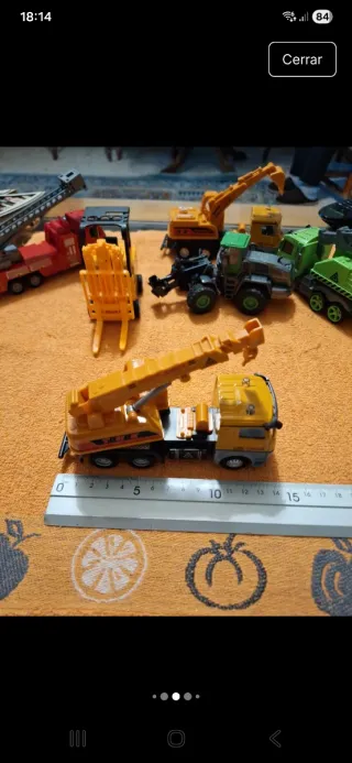 Lote de 8 camiones de juguete