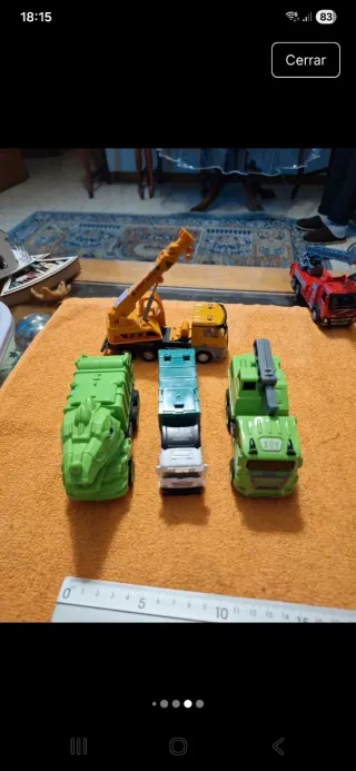 Lote de 8 camiones de juguete