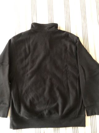 Sudadera Carhartt Negra Media Cremallera