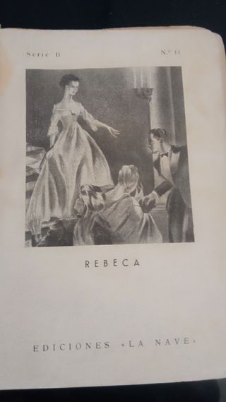 Libro Rebeca - Finales Siglo XIX.