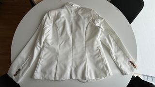 Chaqueta americana blanca mujer, talla M. NUEVA
