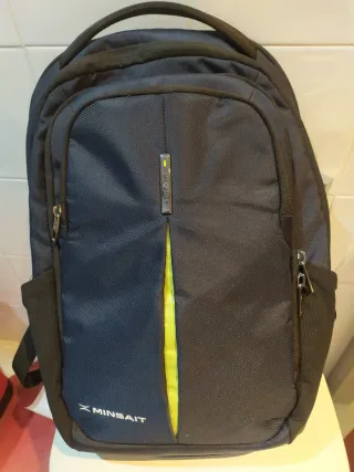 Mochila Samsonite Azul y Negra