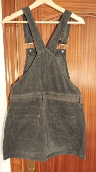 Mono corto de pana gris