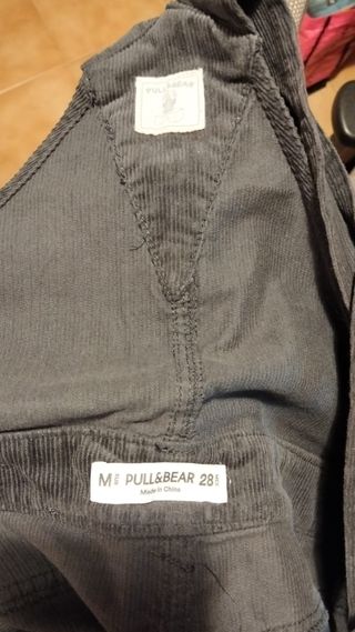 Mono corto de pana gris