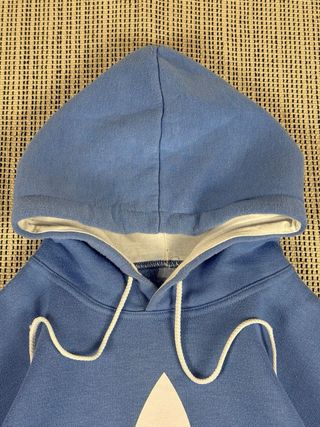 Felpa Adidas Big Logo Azzurra Taglia M