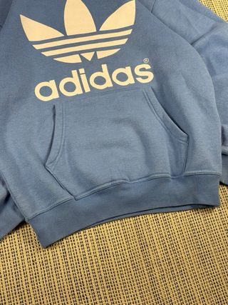 Felpa Adidas Big Logo Azzurra Taglia M