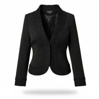 Blazer negra encaje T38 fiesta NUEVA