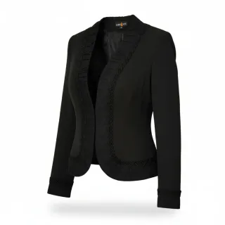 Blazer negra encaje T38 fiesta NUEVA