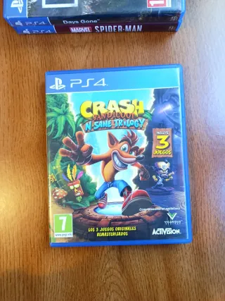 Crash Bandicoot Trilogy PS4 - como nuevo