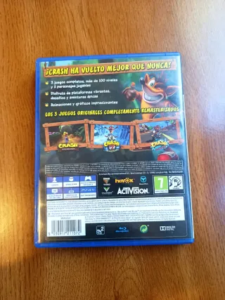 Crash Bandicoot Trilogy PS4 - como nuevo
