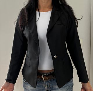 Chaqueta americana negra mujer, talla M. NUEVA