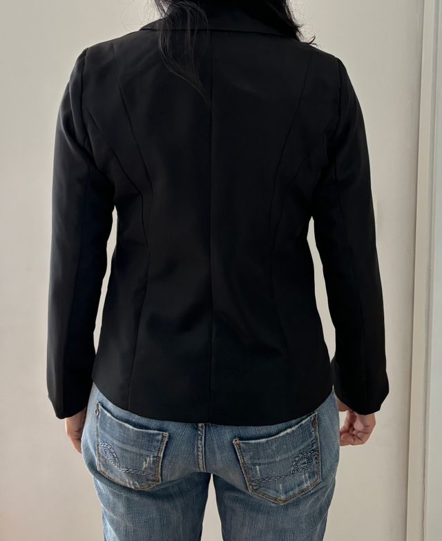 Chaqueta americana negra mujer, talla M. NUEVA