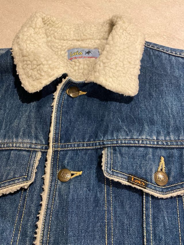 Chaqueta Vaquera Lois Vintage Forrada unisex.