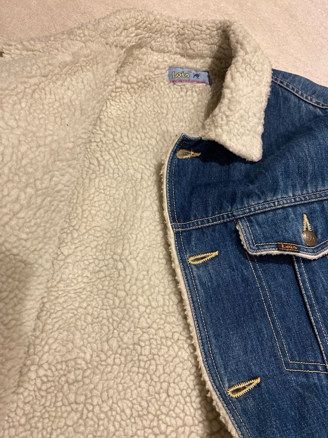 Chaqueta Vaquera Lois Vintage Forrada unisex.