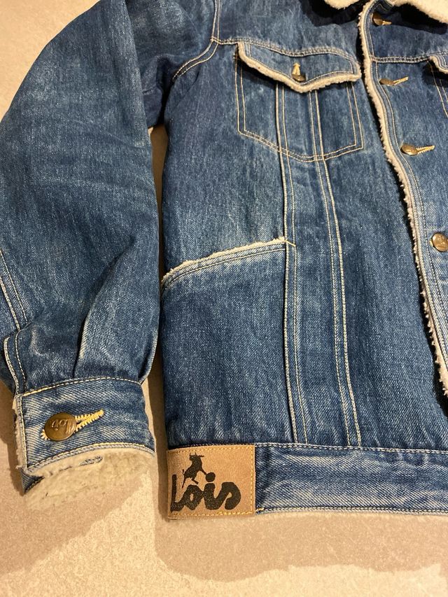 Chaqueta Vaquera Lois Vintage Forrada unisex.