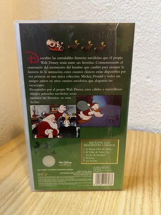 VHS Disney Historias de Navidad Precintado