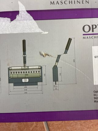 Plegadora de chapa metálica 30cm