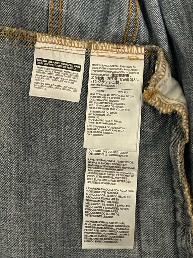 Chaqueta Vaquera Levi's Azul Premium