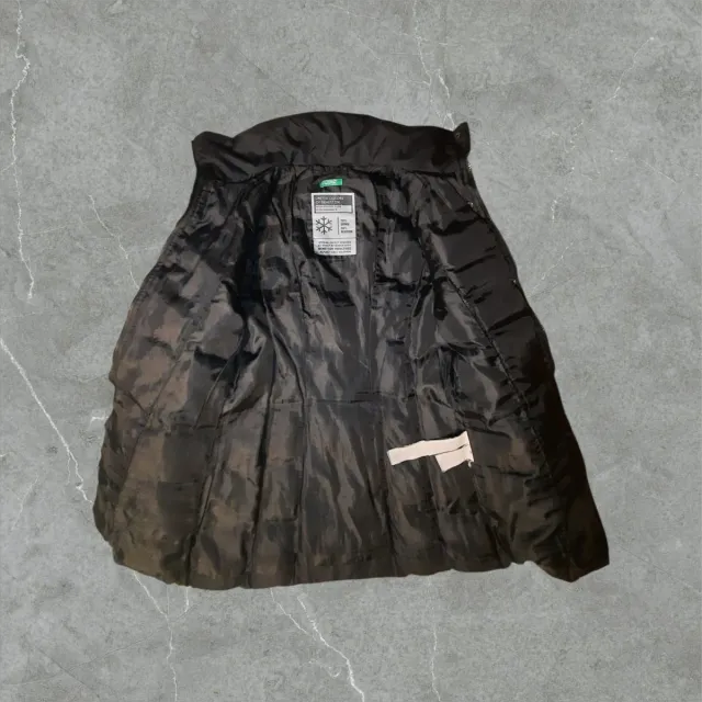 Piumino Benetton High Protection Nero Da Donna