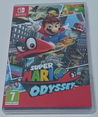 Super Mario Odyssey Switch + Manual