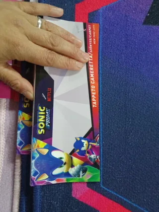 Tappeto Sonic Prime cameretta 80x120