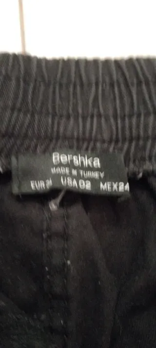 Pantalón cargo mujer talla XS negro