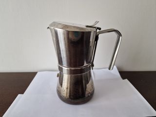 caffetteria 3/6 tazze Giannini Giannina acciaio in